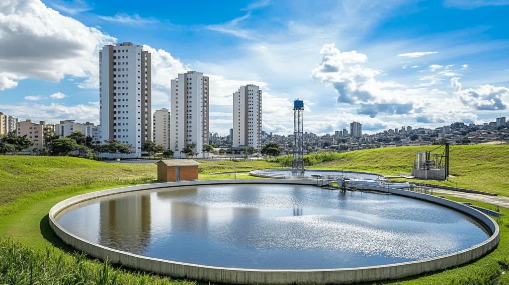 reservatorio poco artesiano condominio campinas Reservatório de água proveniente de poço artesiano em condominio Campinas - SP